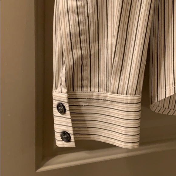 Theory button down tailored shirt, size P - Picture 3 of 4